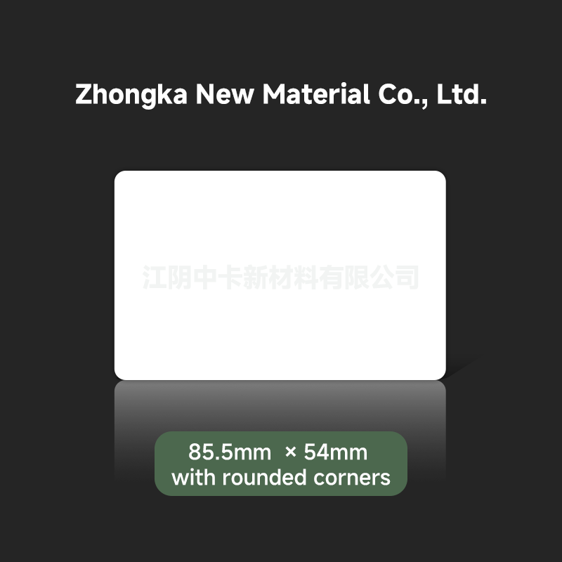 PVC white card